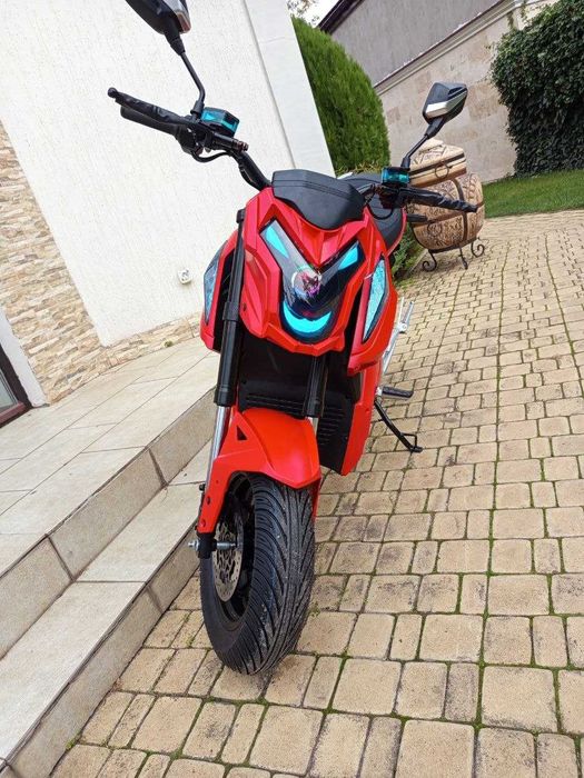 Електробайк Nitron 2800Wt Права не треба Электро мотоцикл 2800W Grey_c