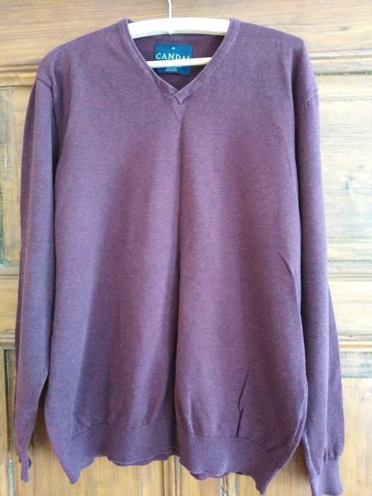 Śliwkowy sweter C&A