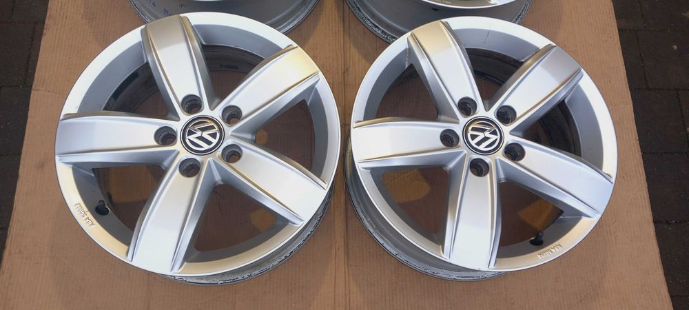 Felgi alu 4x oryg. VW /SKODA/SEAT/AUDI 6.5x16, 5x112, ET48 , Stan bdb