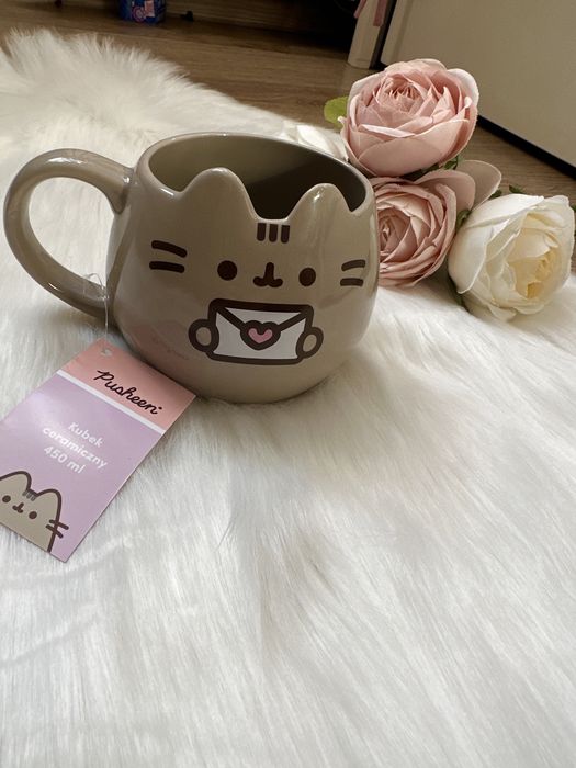 Nowy kubek ceramiczny 450ml Pusheen