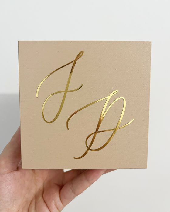 Zestaw pudełko na koperty i obraczki