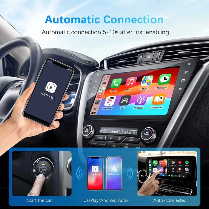 Adapter USB dla bezprzewodowego Carplay i Android Auto