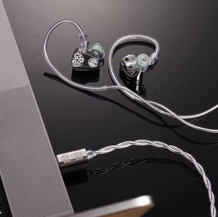 ‼️ Zhulinniao Silver-Plated OFC (2Pin 0.78) - кабель для IEM наушников