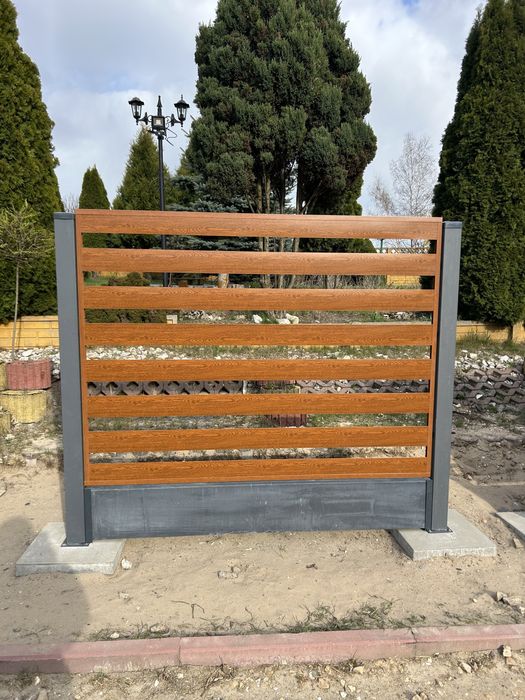 Przęsła ogrodzeniowe modułowe ogrodzenie brama furtka