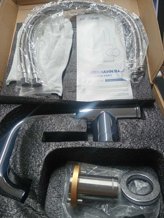 Torneira Misturadora Lavatório Keegone (Nova) - Monocomando Metal