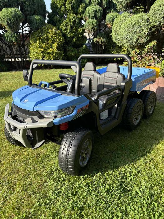 Dwuosobowe Auto na akumulator Wywrotka Pilot 4x4 Samochód dla 2 dzieci