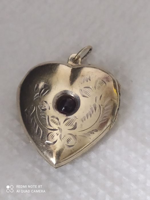 Срібний локет підвіска кулон