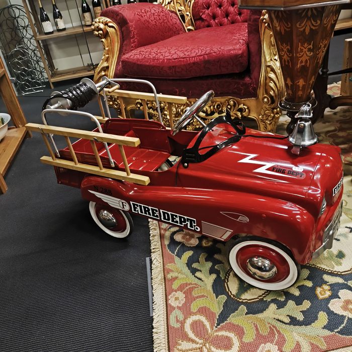 Carro dos bombeiros Pedal Metálico Fire Dept