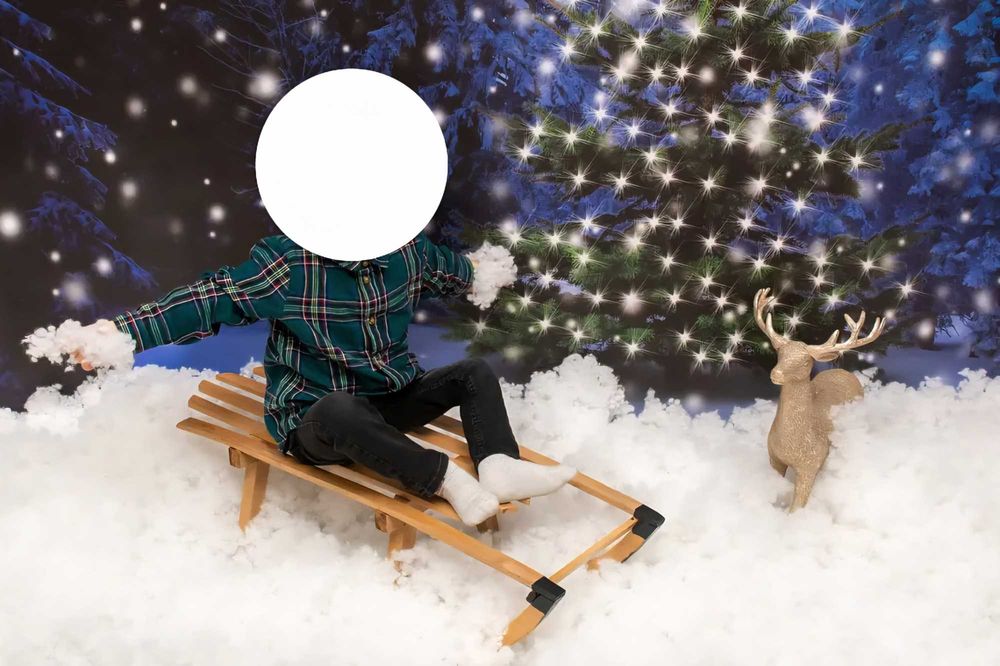 Tło świąteczne 180x200cm