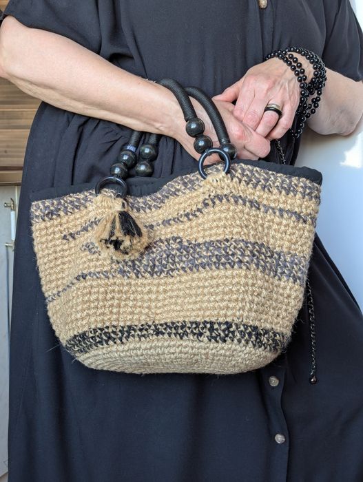 Handmade. Джутове торба.