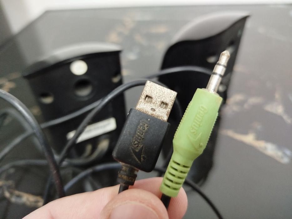 Комп'ютерні колонки Genius для підключення до ПК або ноутбука.