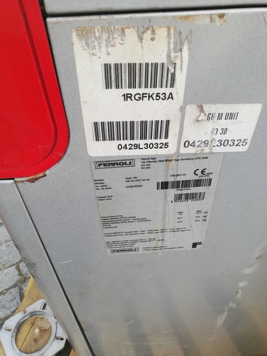 Caldeira Ferroli gasóleo