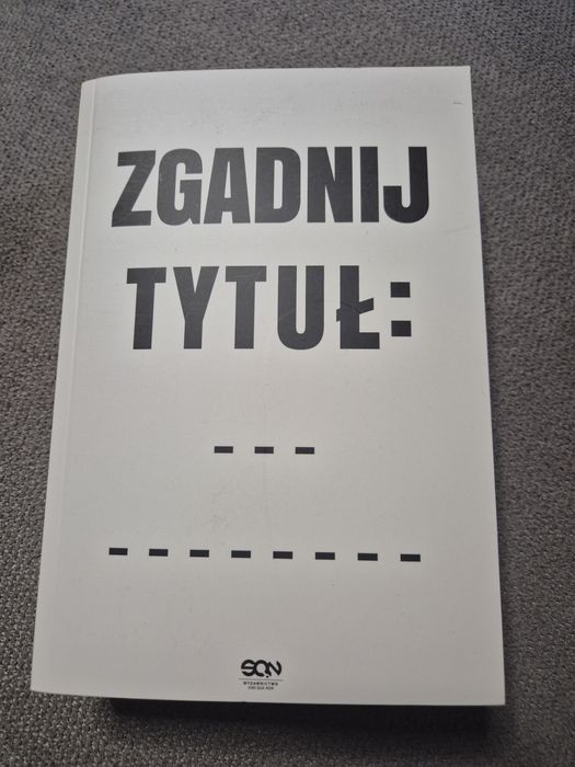 Książka Zgadnij tytuł