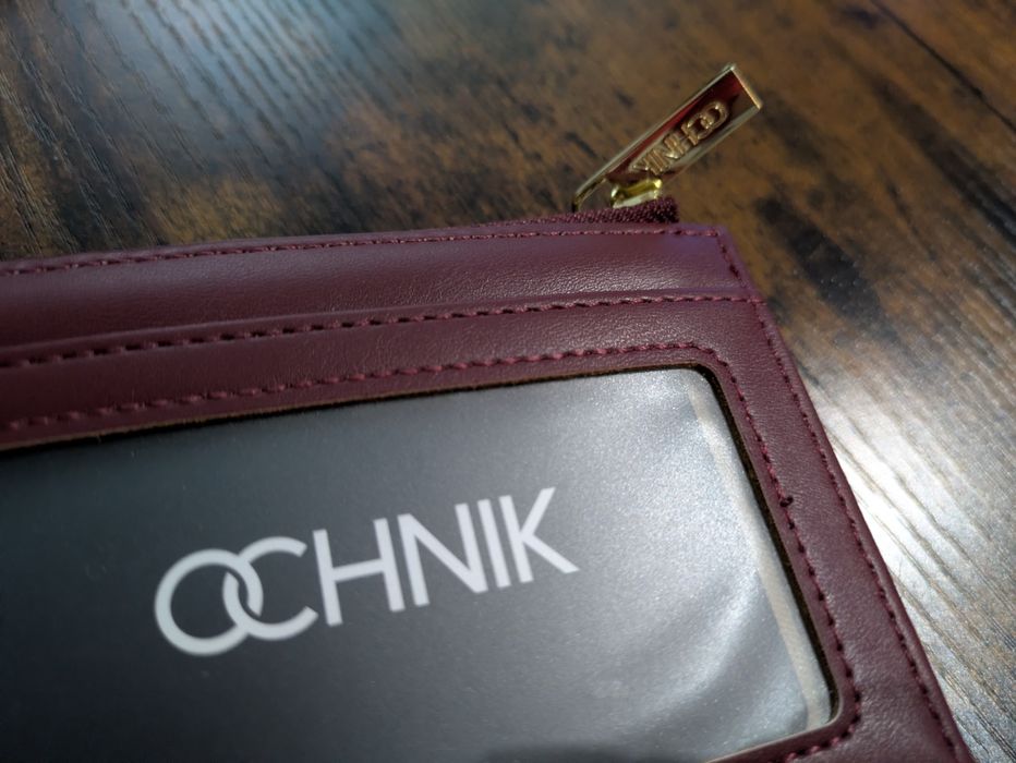 Mały portfel damski Ochnik bordowy nowy