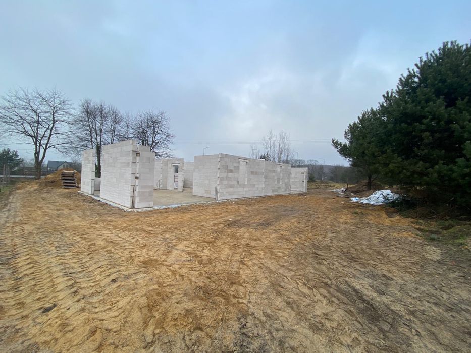 DOM BLIŹNIAK w Sobinie - stan surowy zamknięty