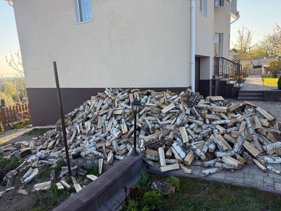 Колоті Дубові сухі дрова, від 2куб доставка
