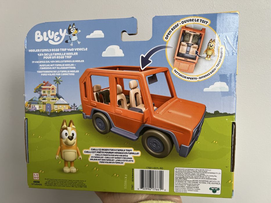 дитяча іграшка машинка Блуї Bluey