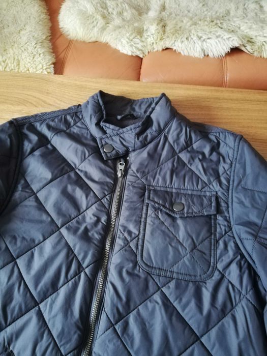 Pikowana kurtka męska na polarku S Cubus