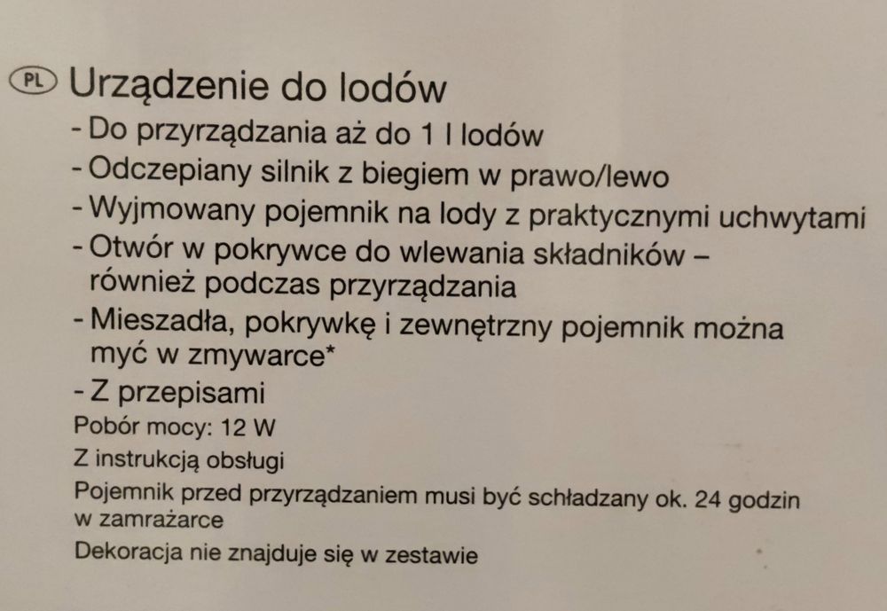 NOWA maszyna do lodów