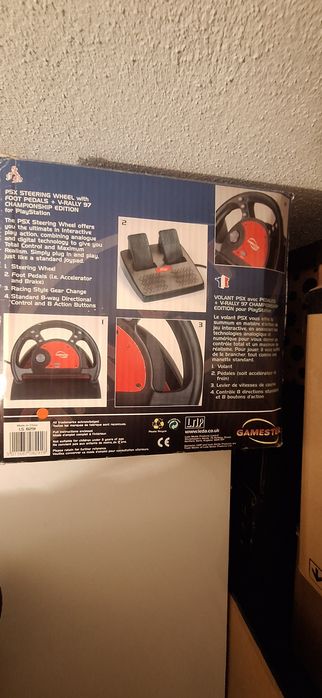 Volanta e pedais Playstation