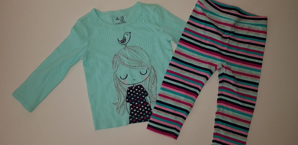 Komplet Baby Gap 80 jak nowy bluzeczka legginsy