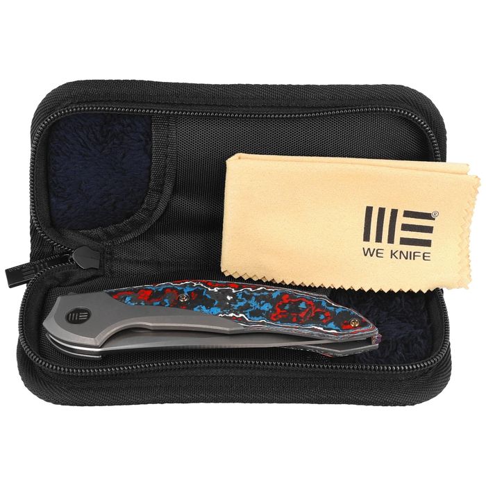 Nóż składany WE Knife Merata LE No 207/310 Titanium / (WE22008B-2)