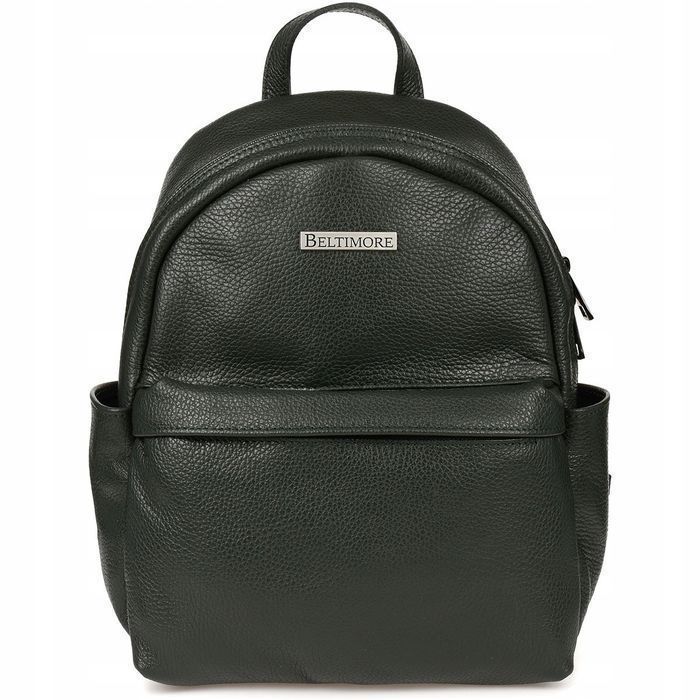 Mały Skórzany Plecak Damski Elegancki Pojemny A5