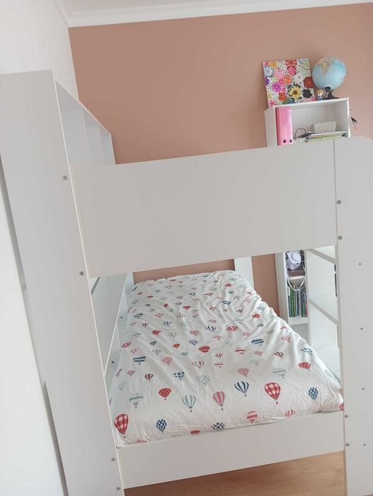 Beliche madeira branco La Redoute, Lucky, criança, 190x90