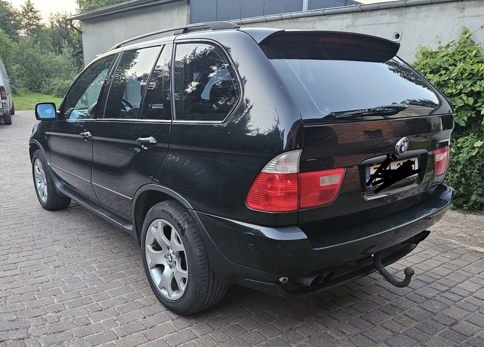 BMW X5 E53 4.4 v8 LPG m62b44 brązowe skory el. sporty czarny sufit  android