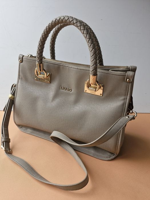 Liu Jo Torebka S Satchel Double kolor Brązowy