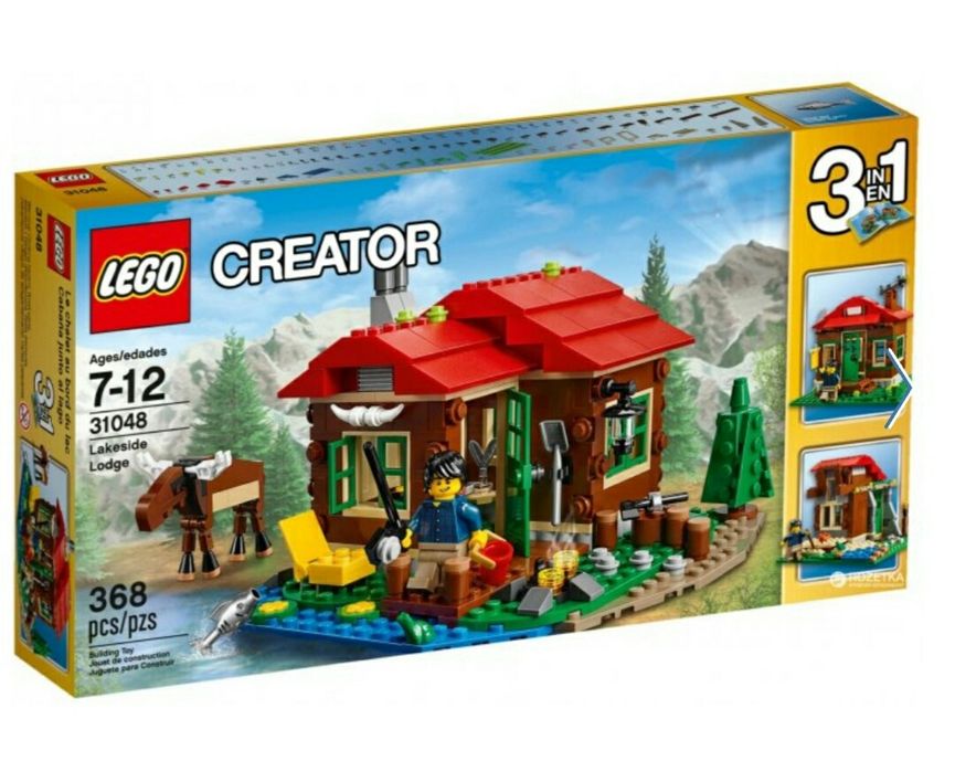 LEGO Creator 31048 Домик на берегу озера (368 деталей)