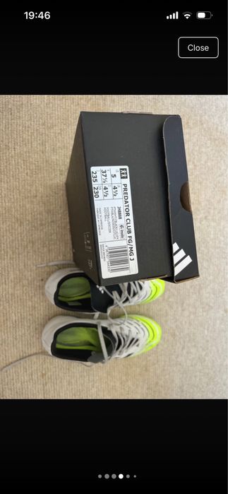 Adidas predator chuteiras 37 1/3