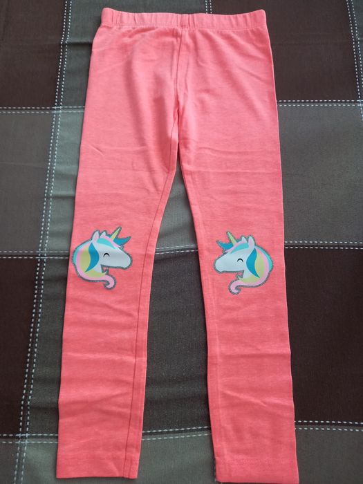 Legginsy dziewczęce, Minnie, jednorożec, rozmiar 110 Zestaw