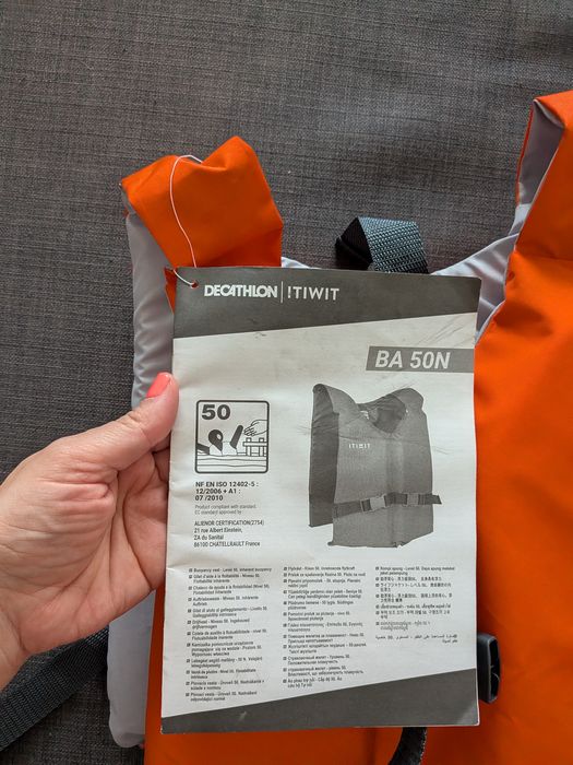 Boia (colete salva vidas) para criança Decathlon
