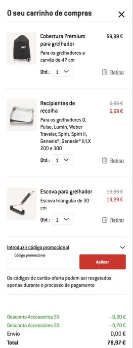 Grelhador Carvão Kettle Original 47cm WEBER