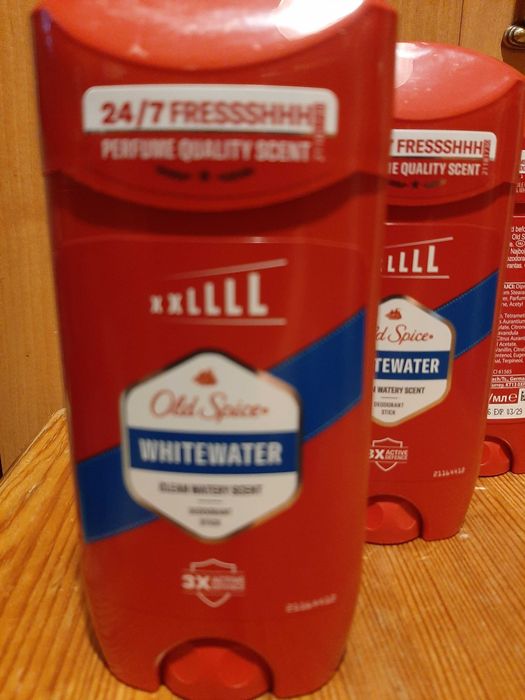 Męski dezodorant w sztyfcie Old Spice 3 szt  nowe Whitewater