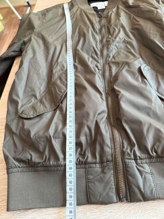 Bomberka H&M, khaki, rozmiar S – klasyczna z kieszeniami