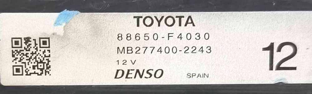 Módulo Eletrónico 88650-F4030 - TOYOTA C-HR