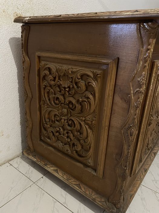 Baú de Arrumação de Madeira para Restauro