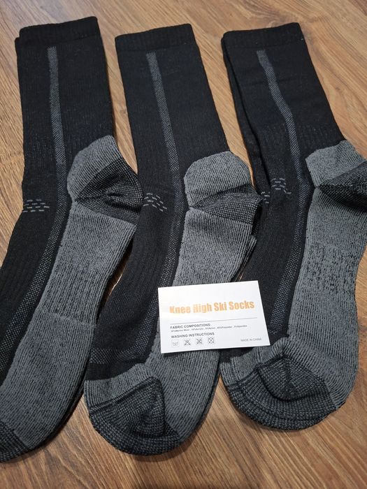 3 pary nowych skarpet 30% merino r47-52