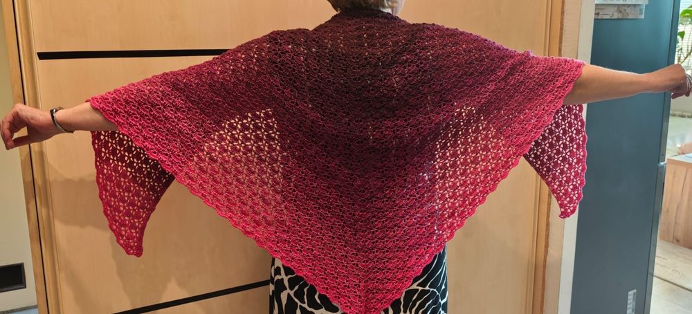 Chusta handmade na szydełku