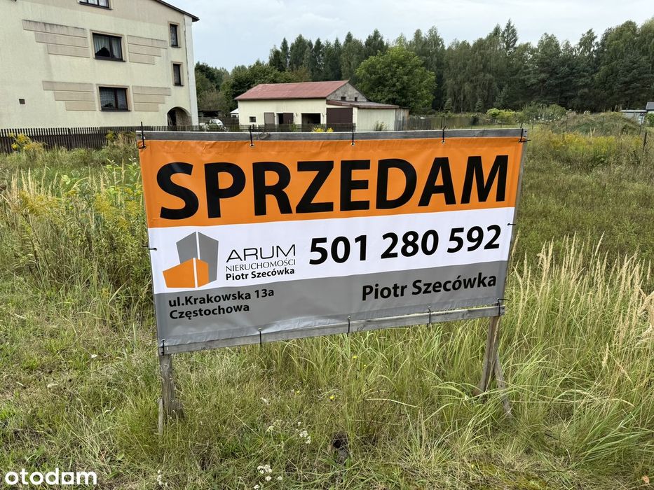 Atrakcyjna działka budowlana 974 m2 - Kopalnia Gmina Konopiska