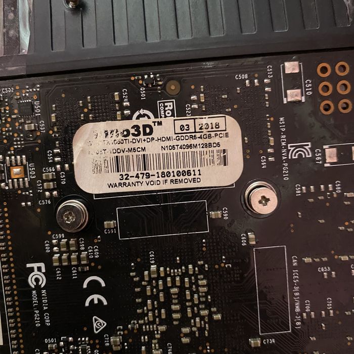 Inno3D GTX 1050 Ti 4GB (трішки пошкоджений корпус)