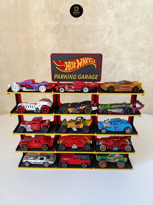 -10% ‼️Стенд-гараж для машинок 1:64 Hot Wheels, Matchbox та інших