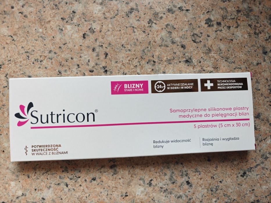 Sutricon 4 plastry 5cm x 30cm na blizny.