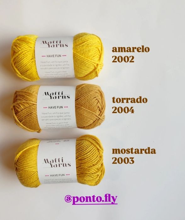 HAVE FUN novelos de algodão