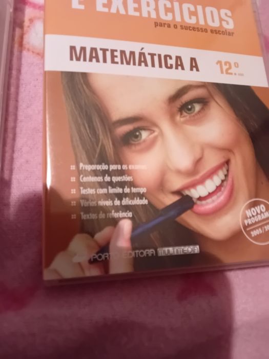 Conjunto de 2 Cds Rom Pc Matemática 12 Ano