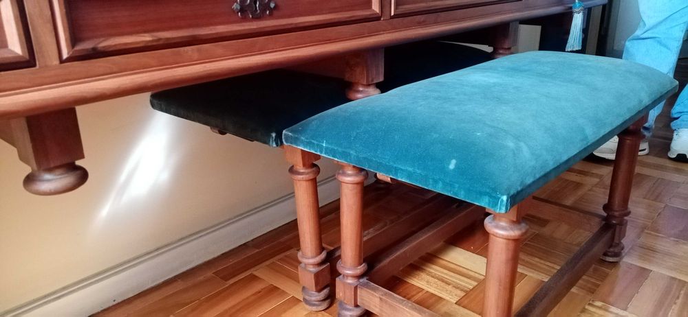 Sofá cadeirão de veludo