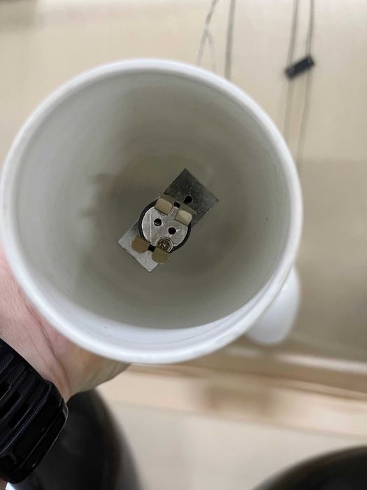 PRECO REDUZIDO - 3 Luminárias de Vidro Branco Italianas