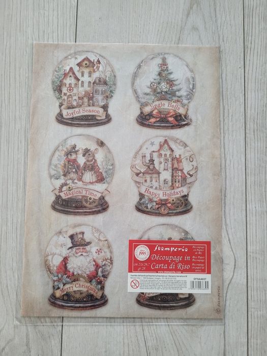 Papier ryżowy decoupage Stamperia DFSA4937 Święta
